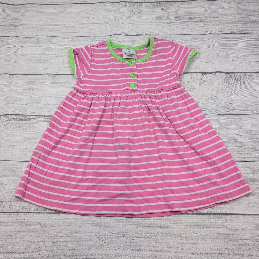 3T Hanna Andersson Pink Stripe Daydress